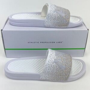 APL Athletic Propulsion Labs Techloom Slide Sandal White Pastel Ombre Size 9 New